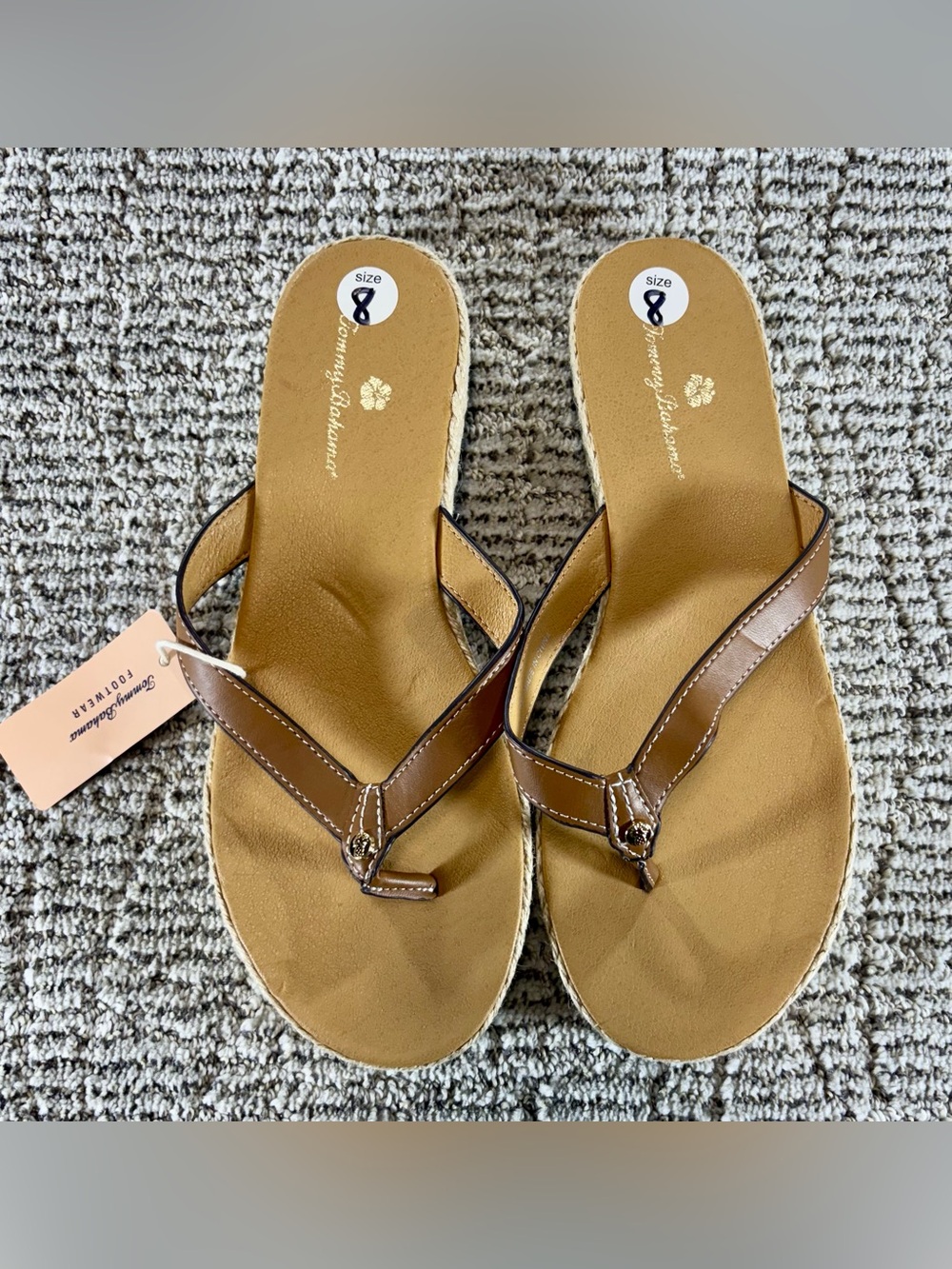 NWT Tommy Bahama Women’s Size 8 Flip Flop Sandals - Picture 3 of 8